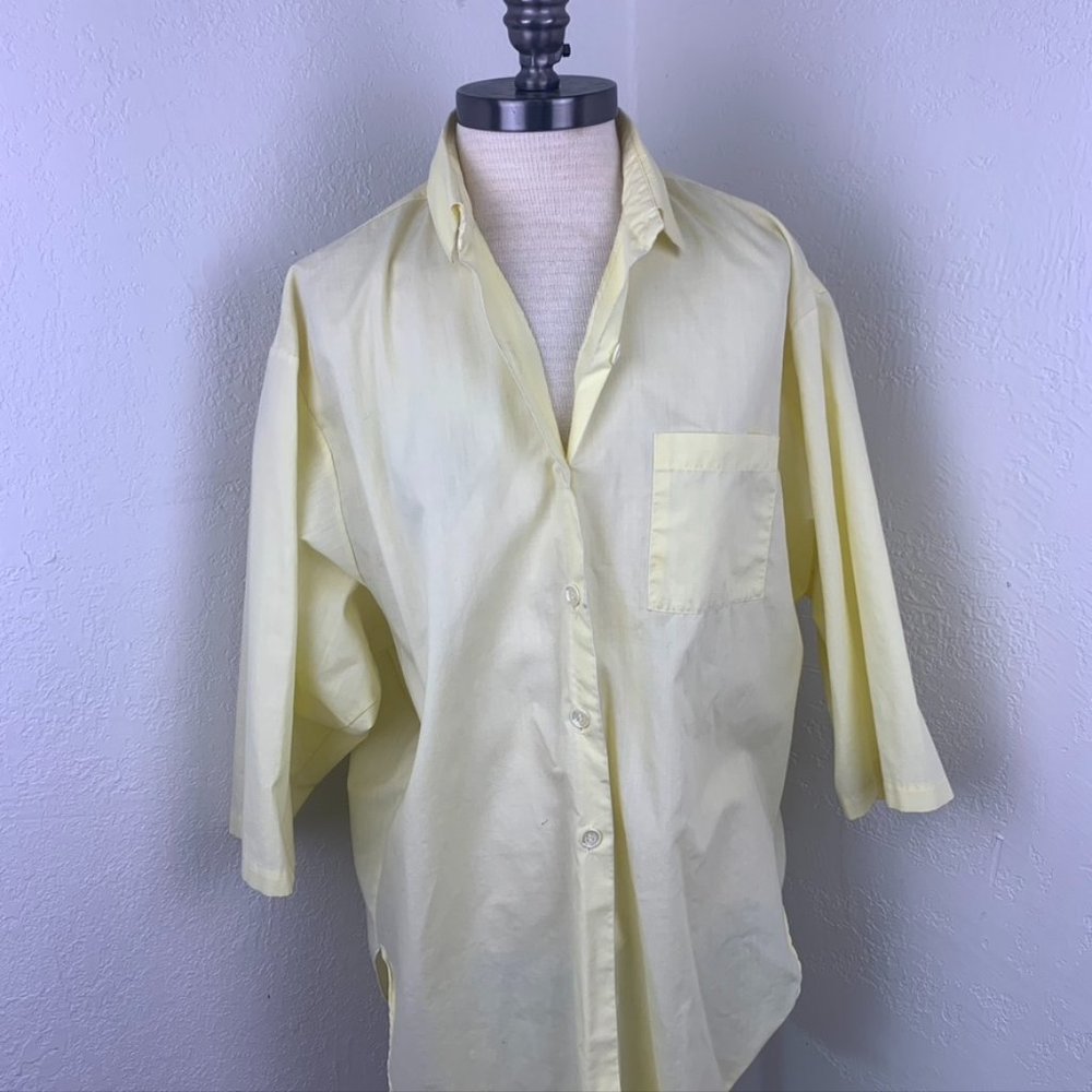 Retro/Vintage Avon Fashion Maternity Button Up Oversize Shirt/Dress Blouse, 9/10